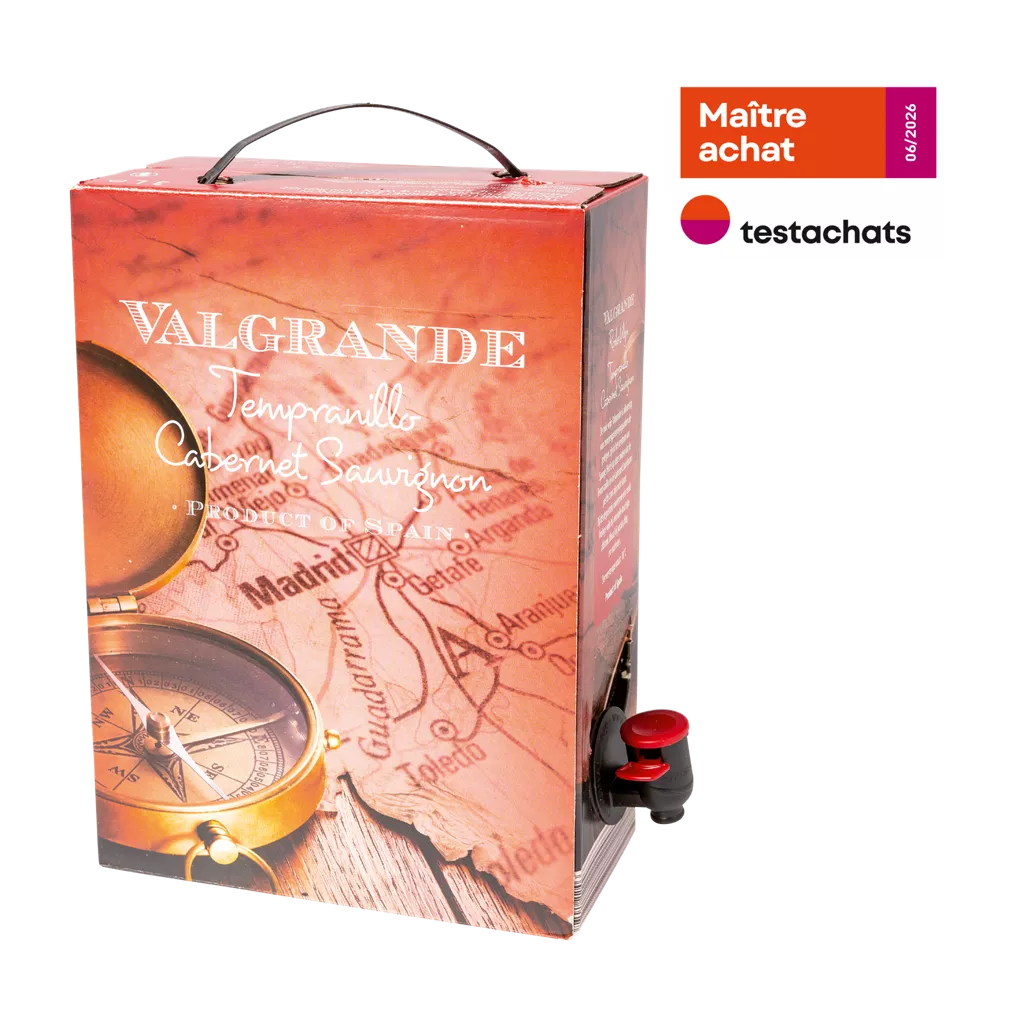 Valgrande Tempranillo-Cabernet Sauvignon, cubi