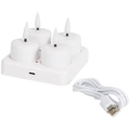 Bougies chauffe-plats LED Blanc