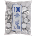 Bougies chauffe-plats blanches 4H