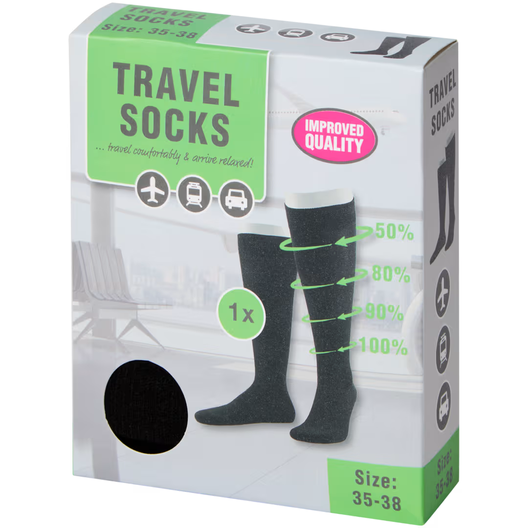 Chaussettes de voyage Pointures 35-47