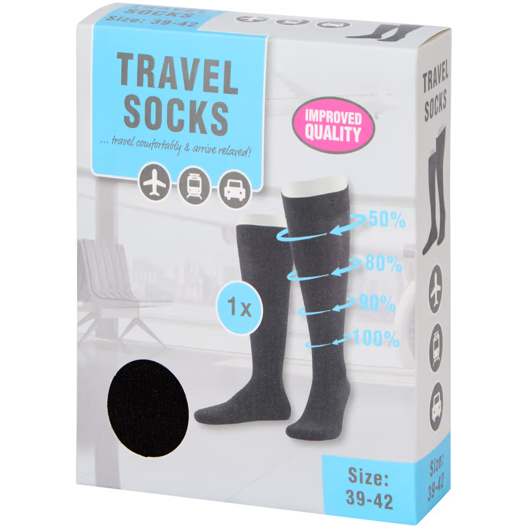 Chaussettes de voyage Pointures 35-47