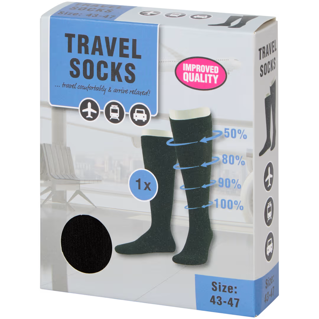 Chaussettes de voyage Pointures 35-47