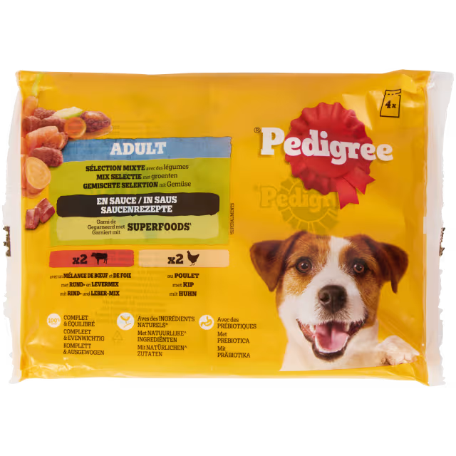 Nourriture pour chien Pedigree Poulet & Boeuf