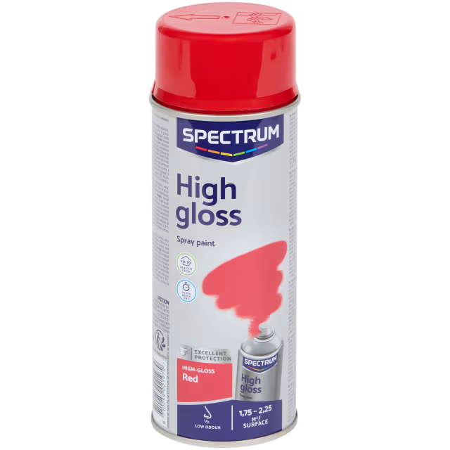 Peinture en aérosol haute brillance Spectrum
