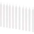 Chandelles Candra Blanc