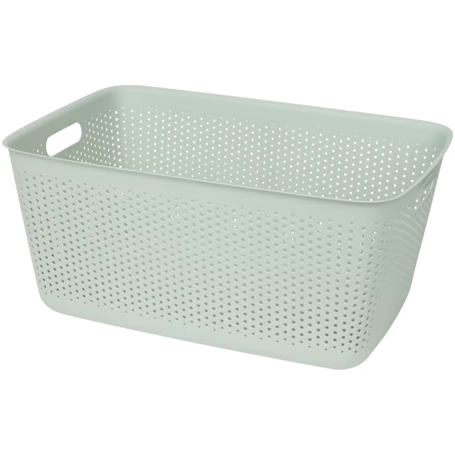 Panier de rangement en plastique