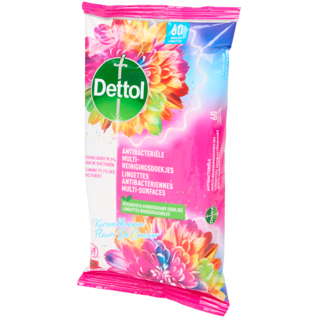 Lingettes nettoyantes Dettol Fleur de cerisier