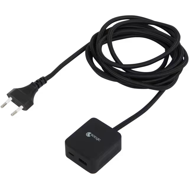 Chargeur secteur à 2 ports Sologic 20 watts