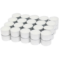 Bougies chauffe-plats Candra Blanc 8H