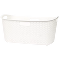 Panier à linge effet rotin Curver