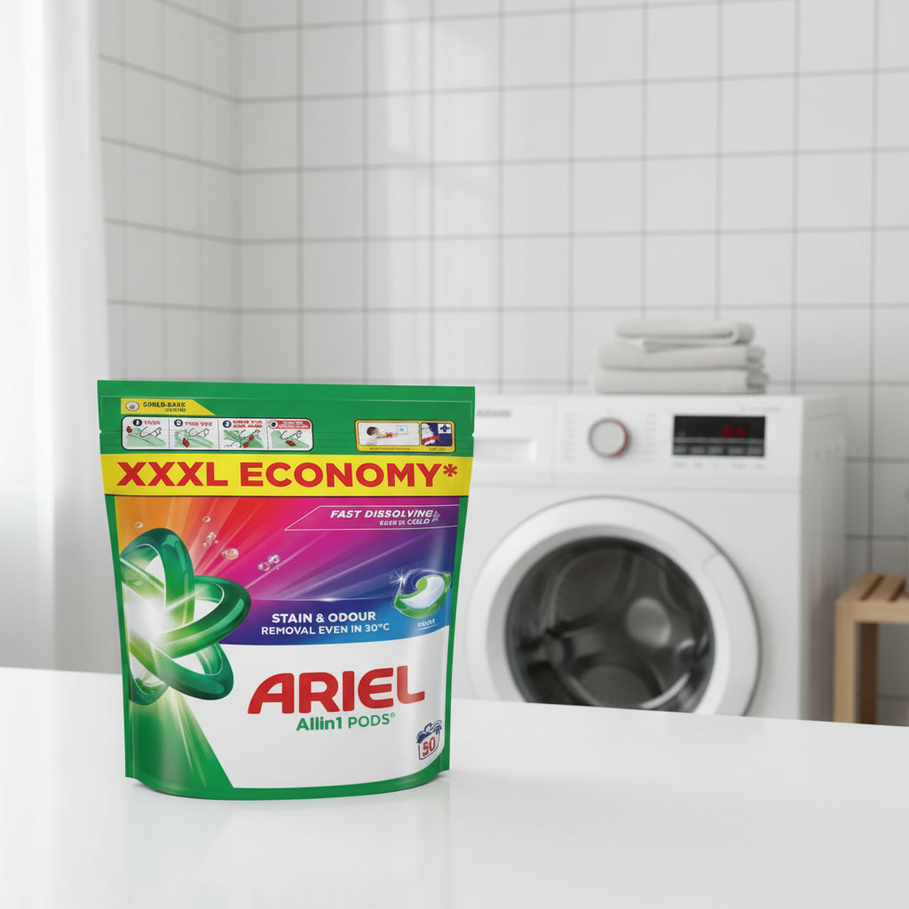 Ariel Capsules de lessive couleur tout-en-1 - 50 lavages