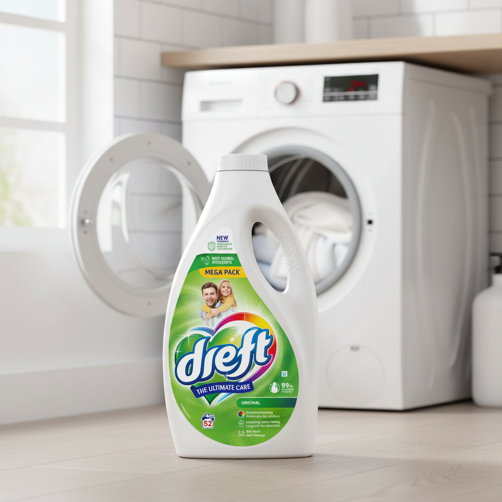 Dreft Lessive liquide parfum classique 52 unités