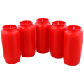 Bougies funéraires rouges